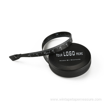 60 Inches Black Retracted Tape Measure